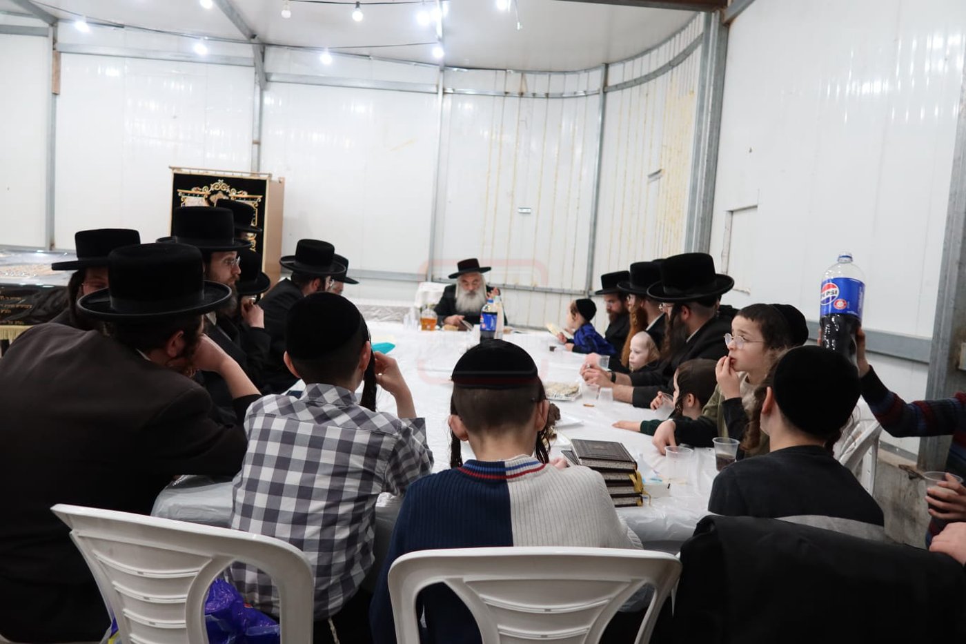 האדמו"ר מדושינסקיא בביקור בצפת