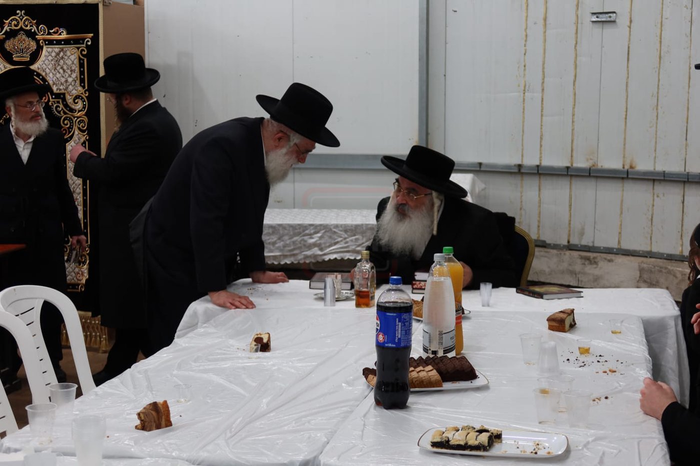 האדמו"ר מדושינסקיא בביקור בצפת