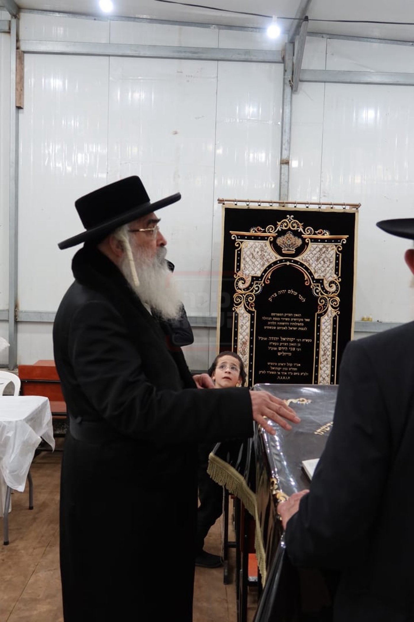 האדמו"ר מדושינסקיא בביקור בצפת