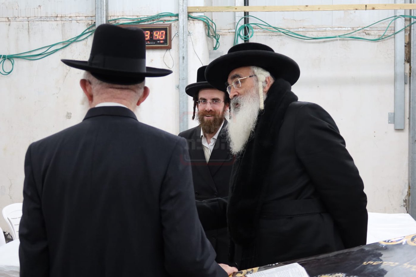 האדמו"ר מדושינסקיא בביקור בצפת