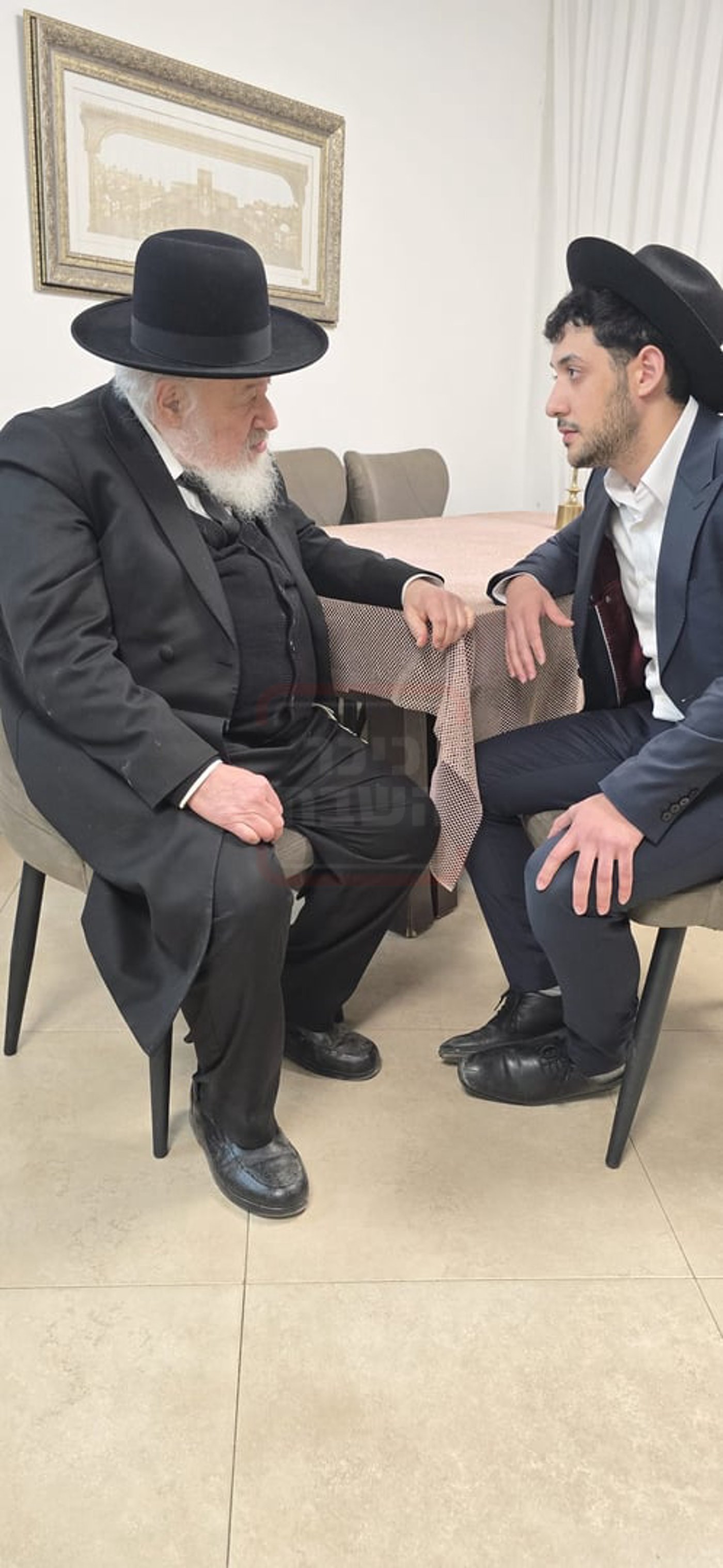 הגרא"י קוק עם הרב אברהם בן דיין