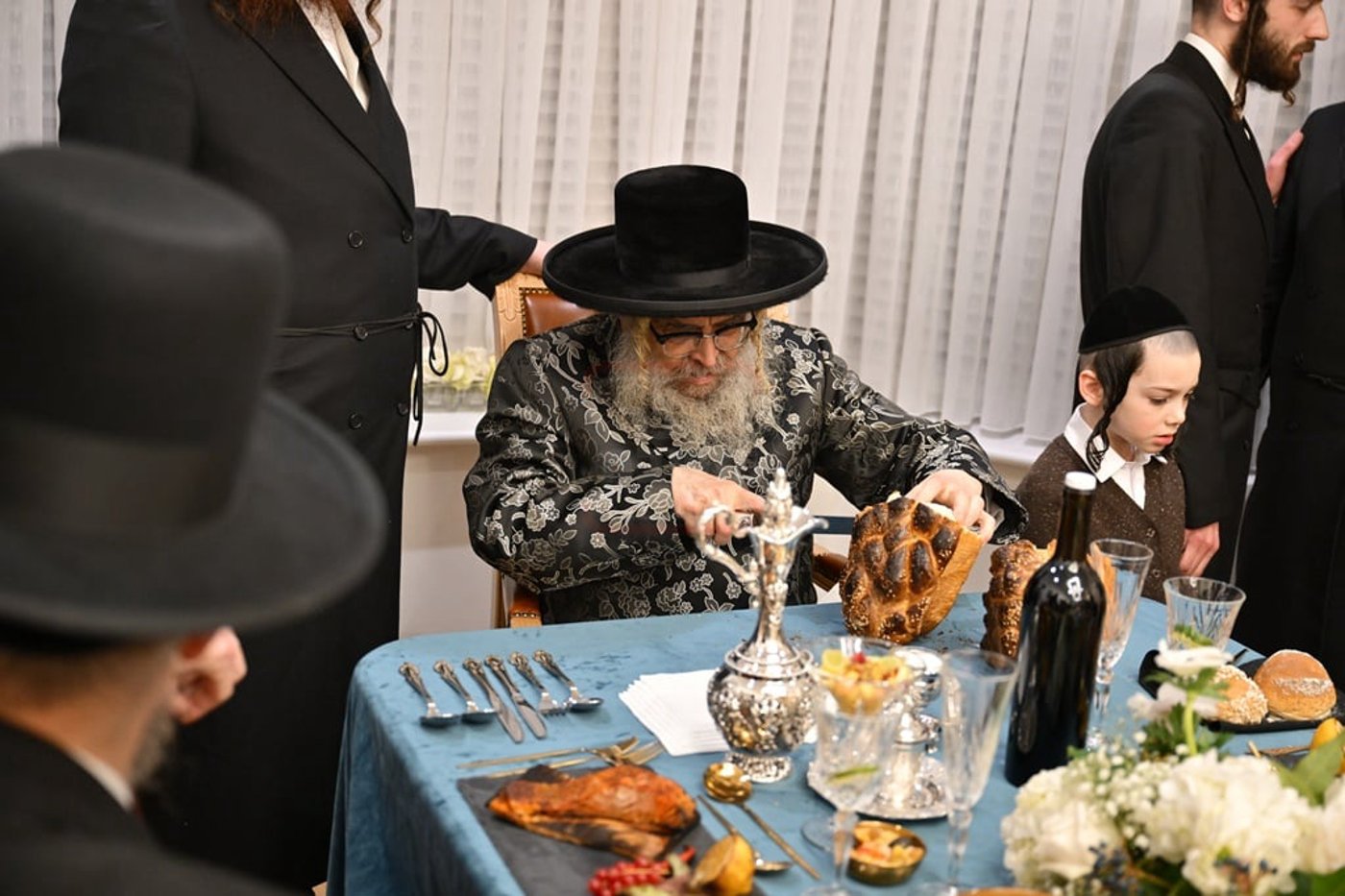 האדמו"ר מסאטמר בביקור הוד במאנשטעסער