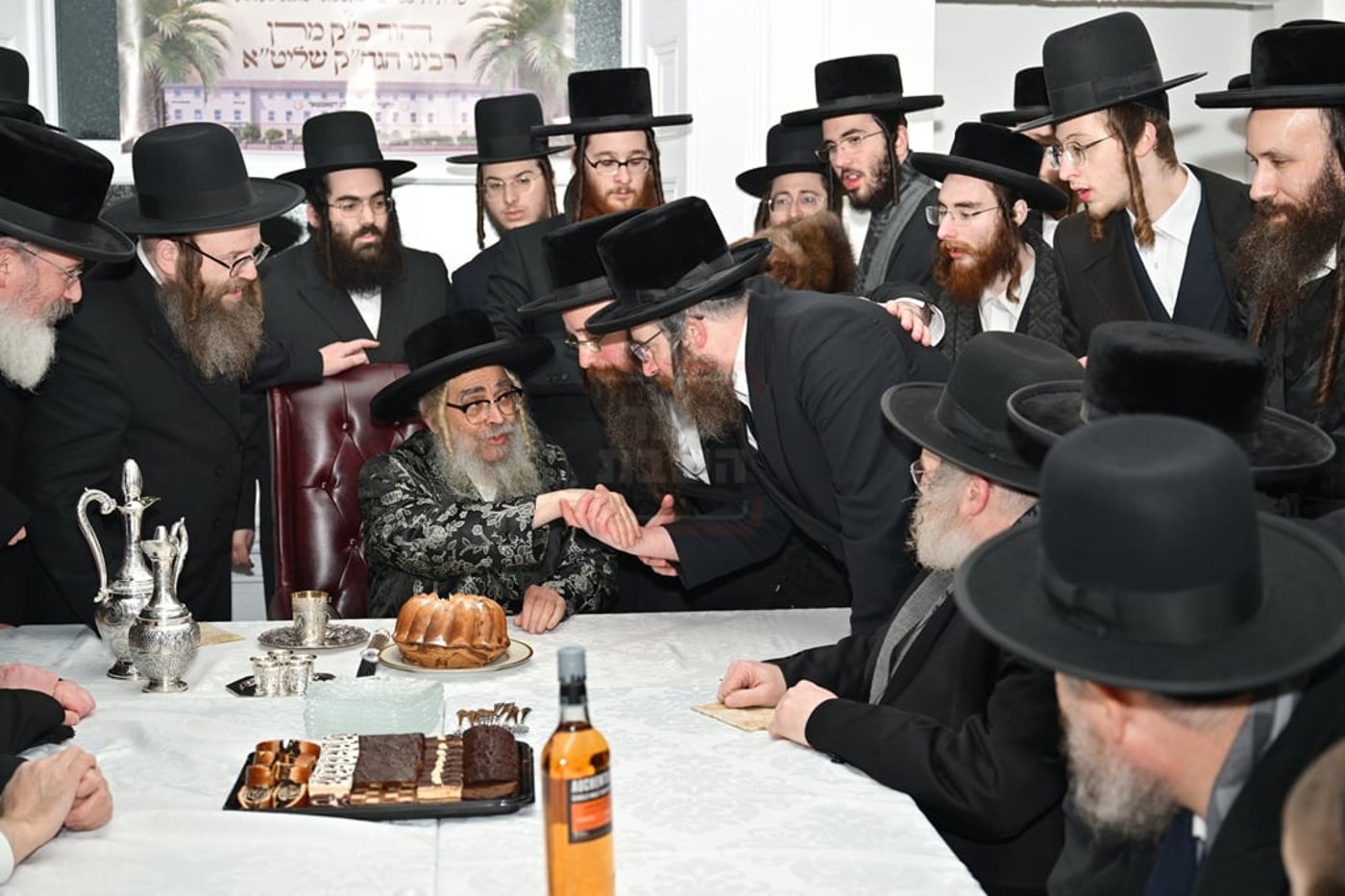 האדמו"ר מסאטמר בביקור הוד במאנשטעסער