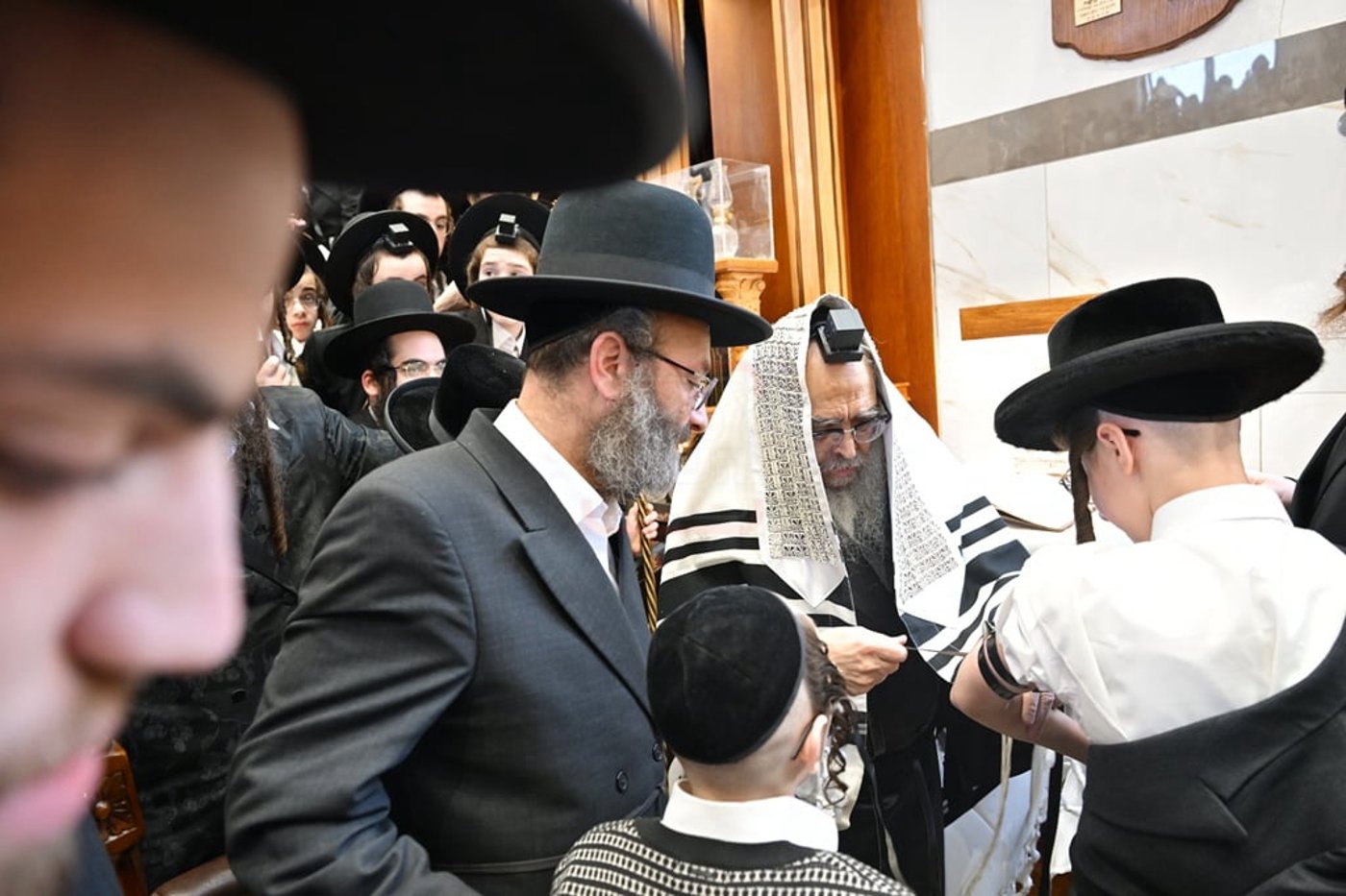 האדמו"ר מסאטמר בביקור הוד במאנשטעסער