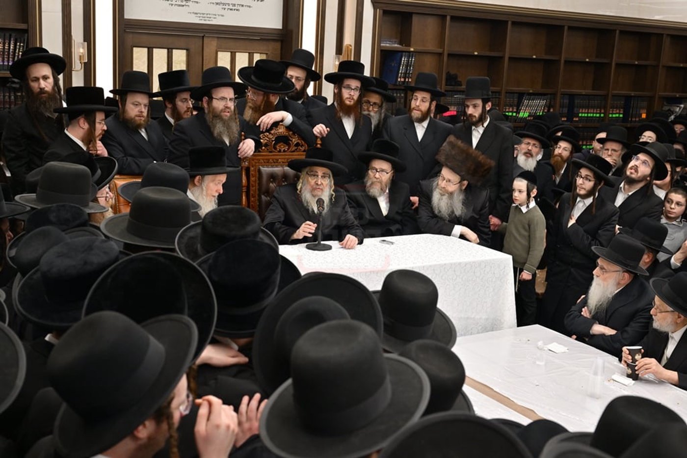 האדמו"ר מסאטמר בביקור הוד במאנשטעסער