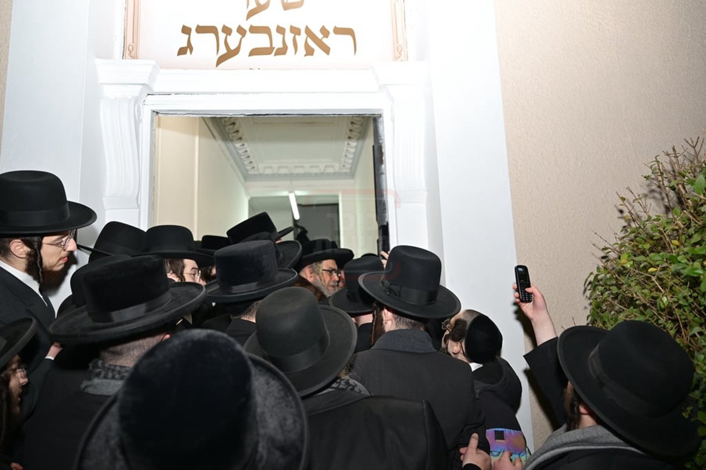 האדמו"ר מסאטמר בביקור הוד במאנשטעסער