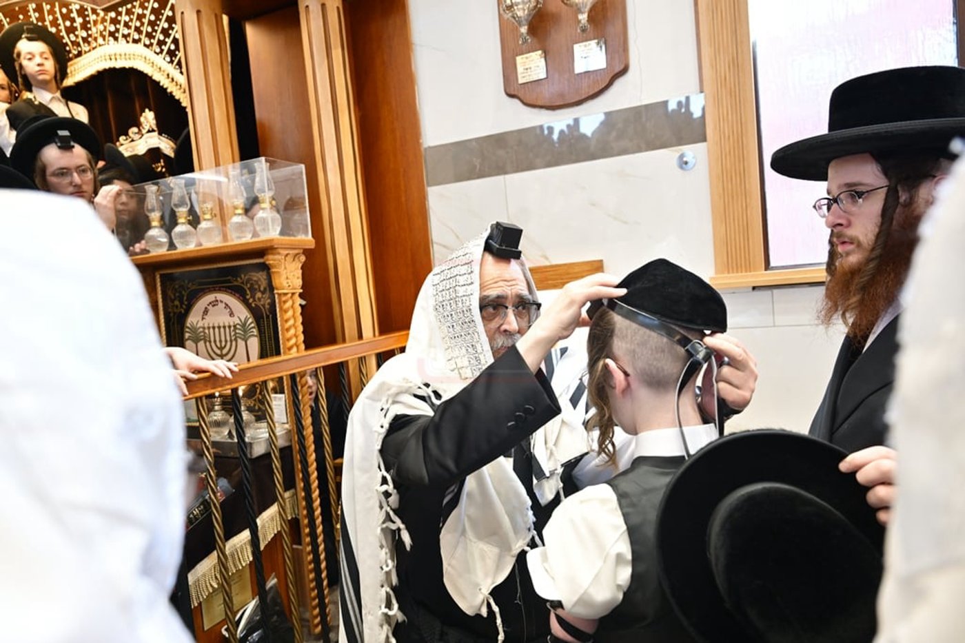 האדמו"ר מסאטמר בביקור הוד במאנשטעסער