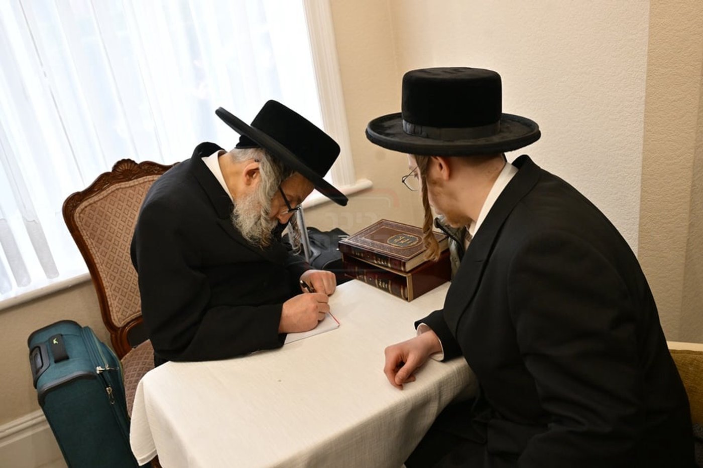 האדמו"ר מסאטמר בביקור הוד במאנשטעסער