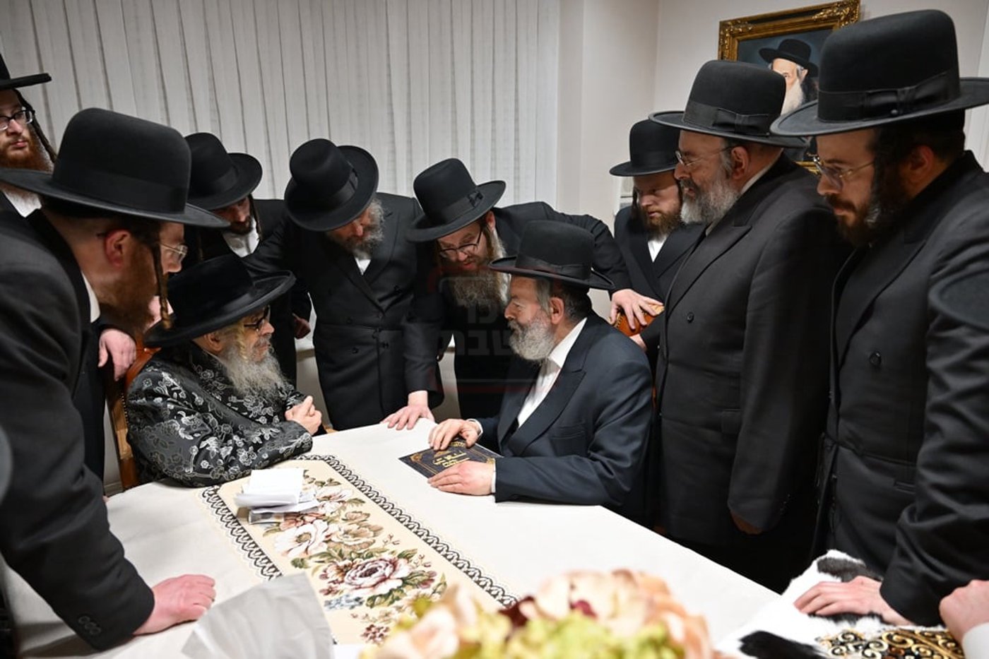 האדמו"ר מסאטמר בביקור הוד במאנשטעסער