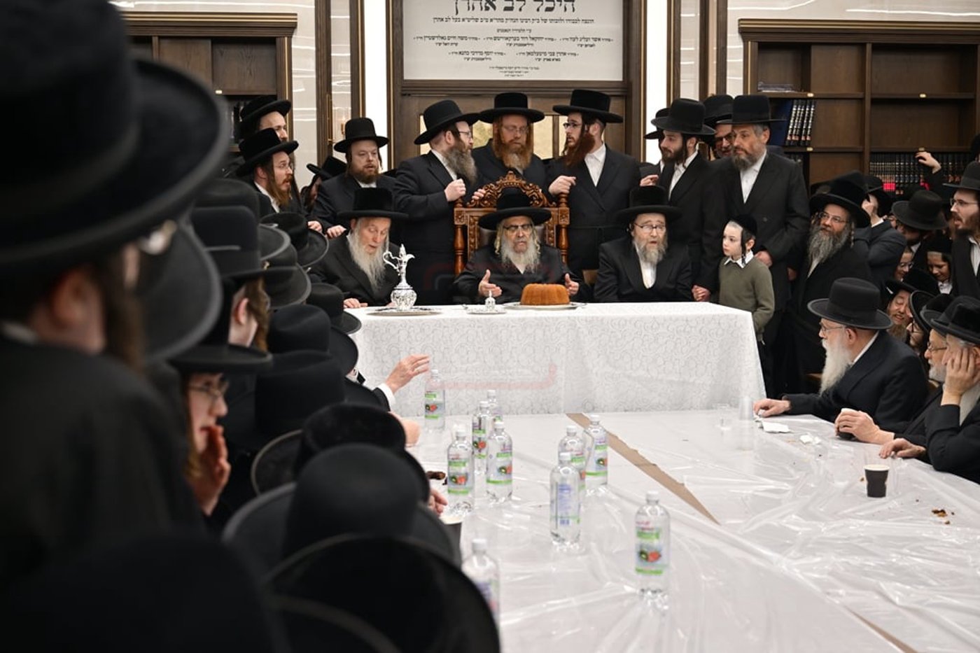 האדמו"ר מסאטמר בביקור הוד במאנשטעסער