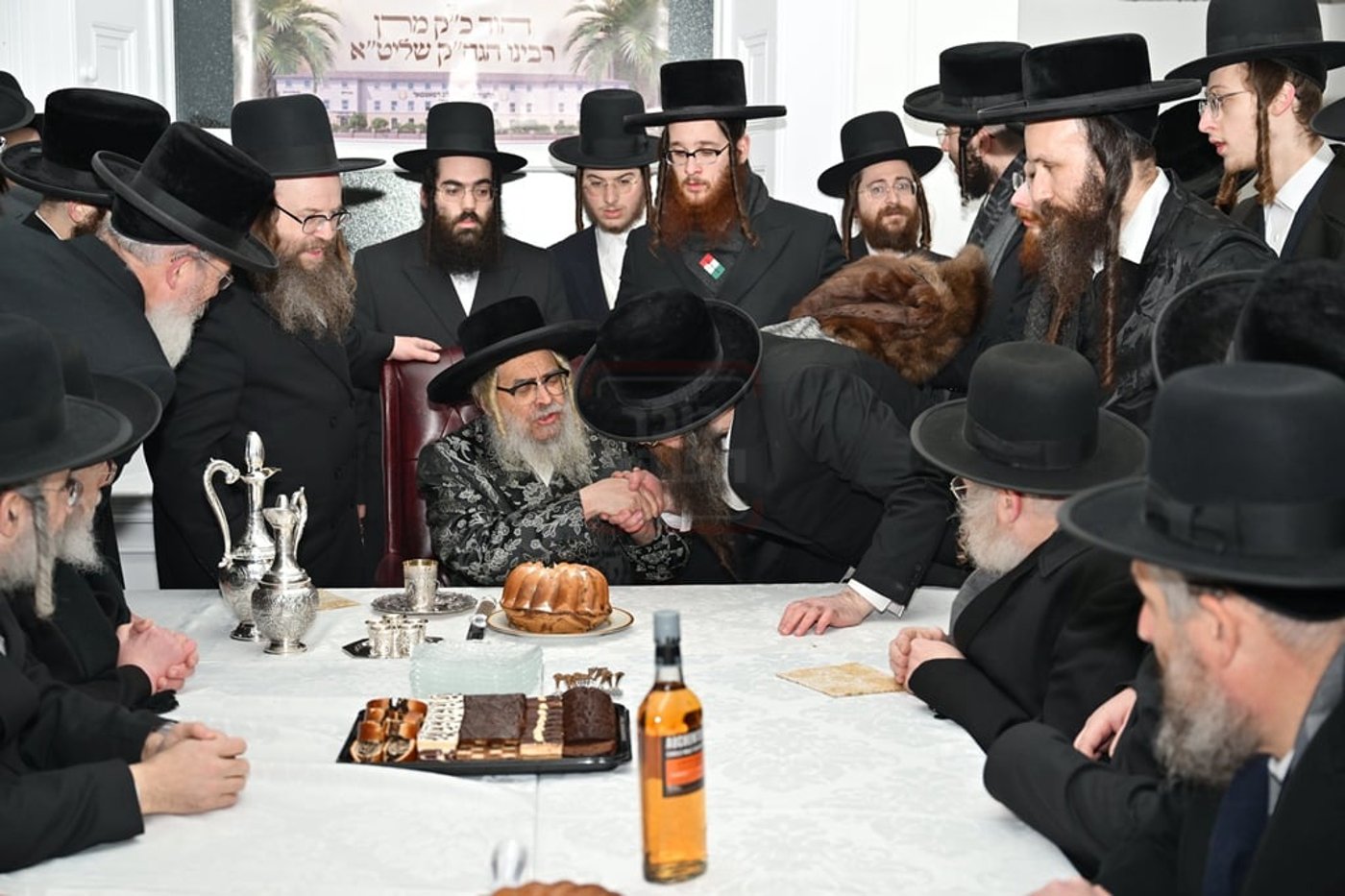 האדמו"ר מסאטמר בביקור הוד במאנשטעסער