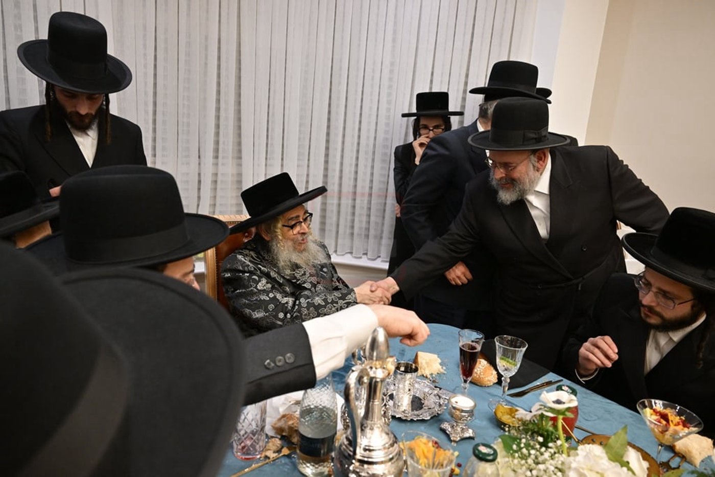 האדמו"ר מסאטמר בביקור הוד במאנשטעסער