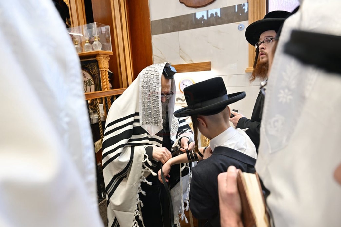 האדמו"ר מסאטמר בביקור הוד במאנשטעסער