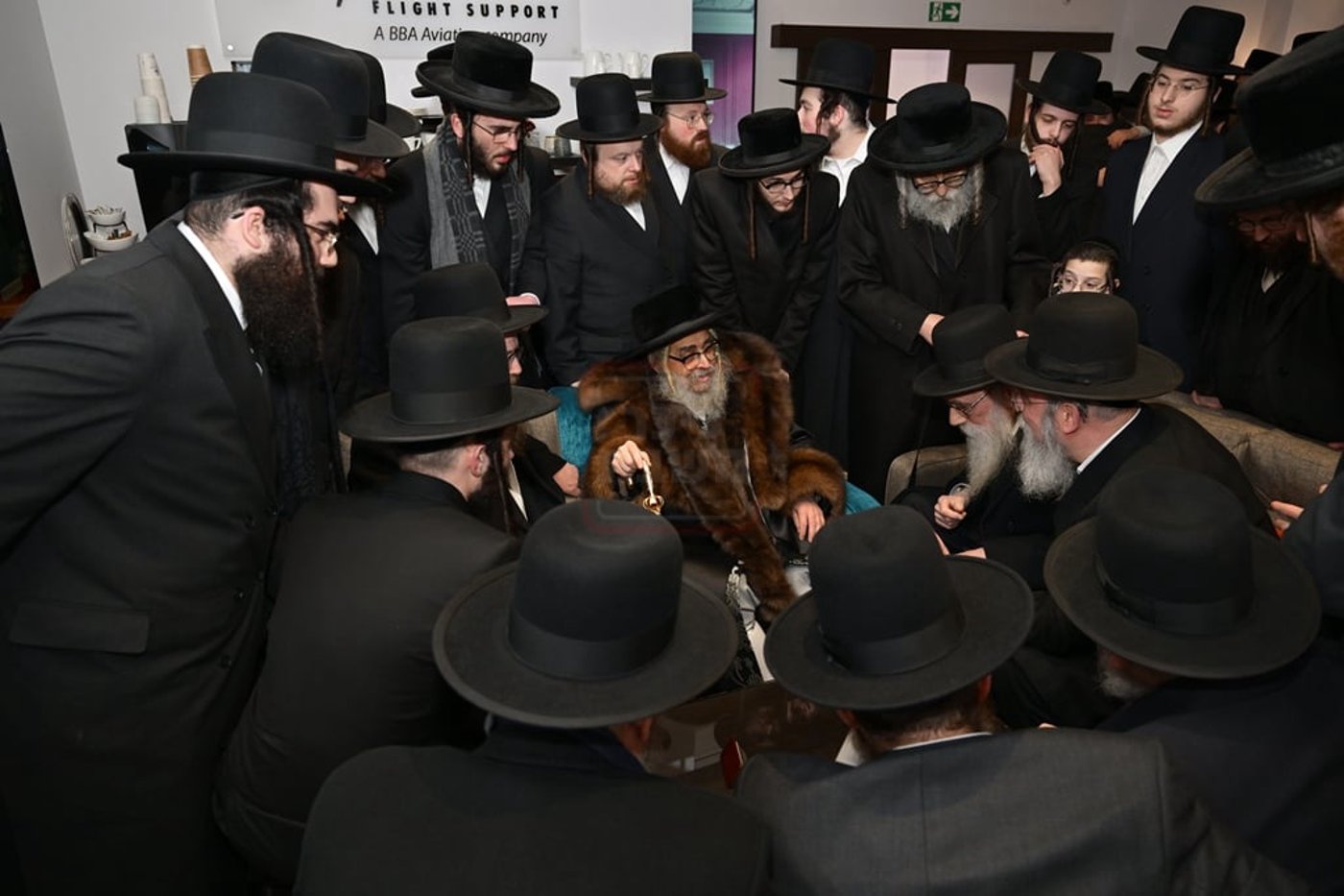 האדמו"ר מסאטמר בביקור הוד במאנשטעסער