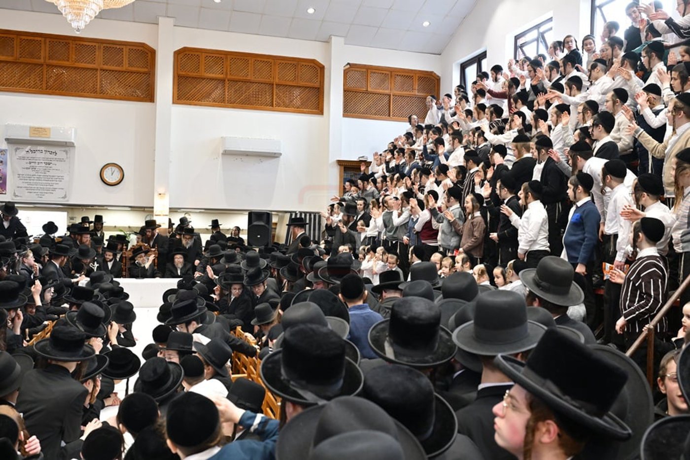 האדמו"ר מסאטמר בביקור הוד במאנשטעסער