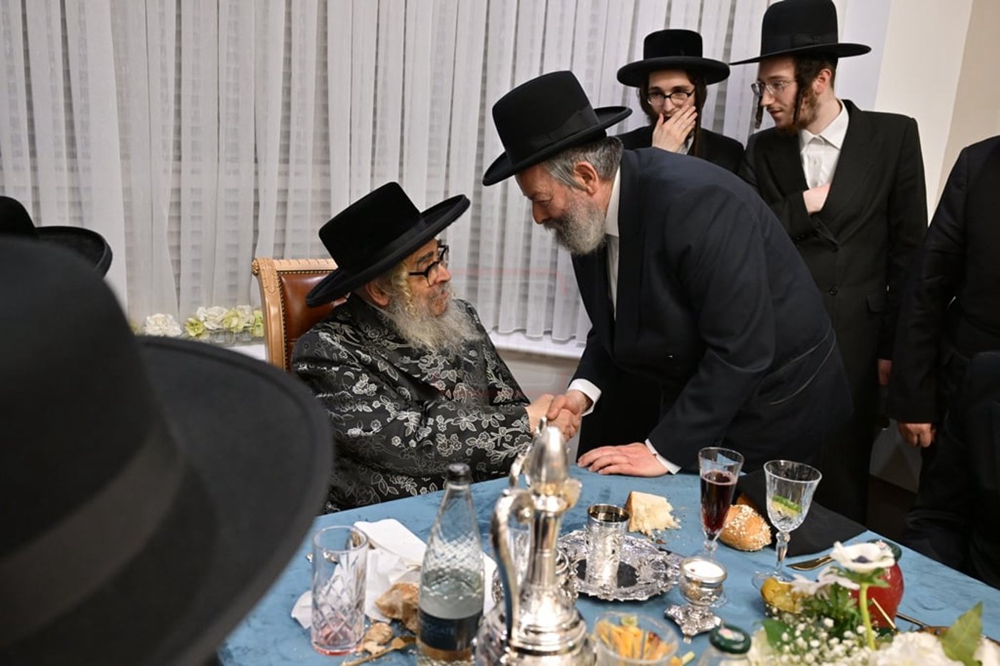 האדמו"ר מסאטמר בביקור הוד במאנשטעסער