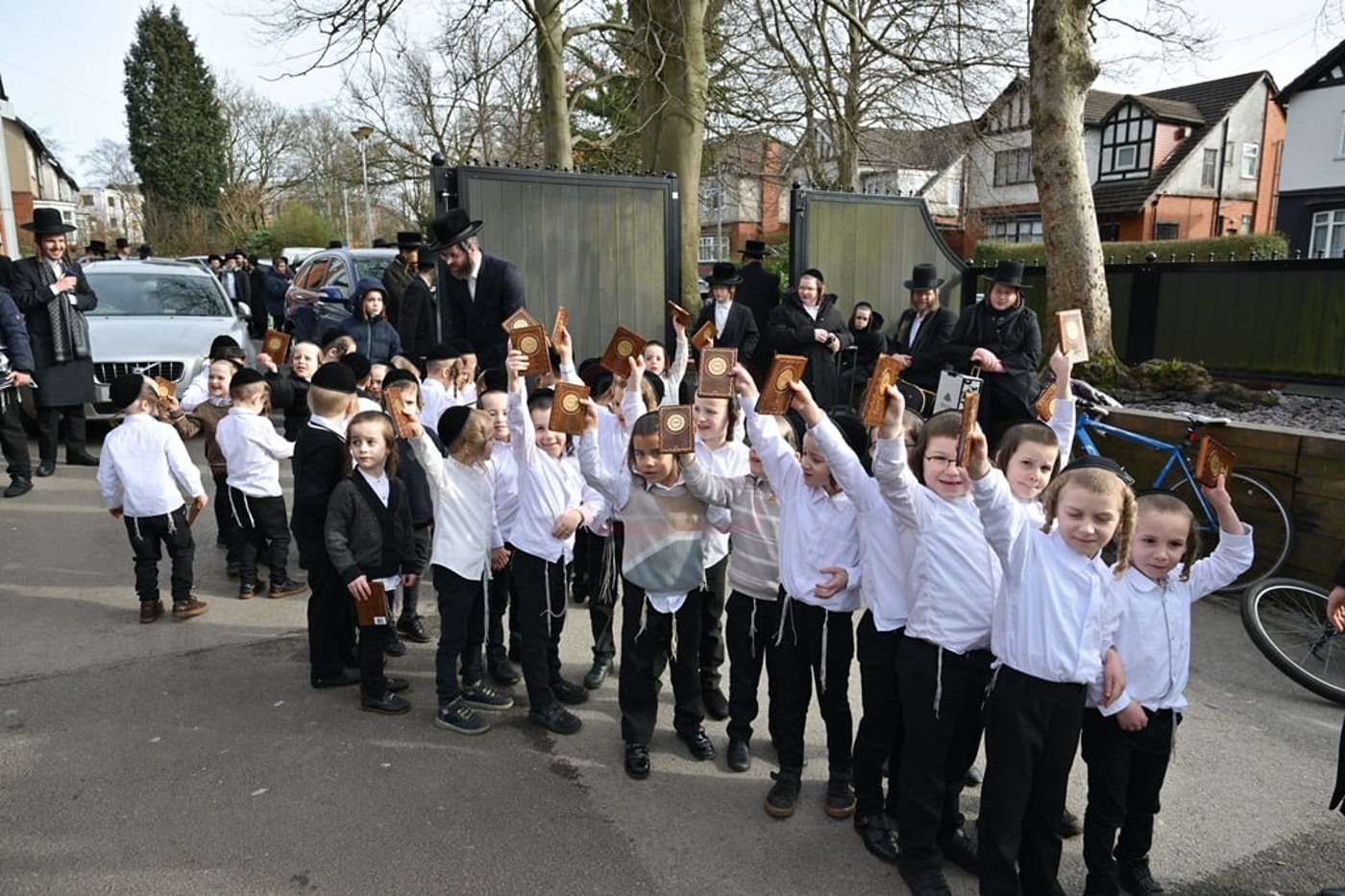 האדמו"ר מסאטמר בביקור הוד במאנשטעסער
