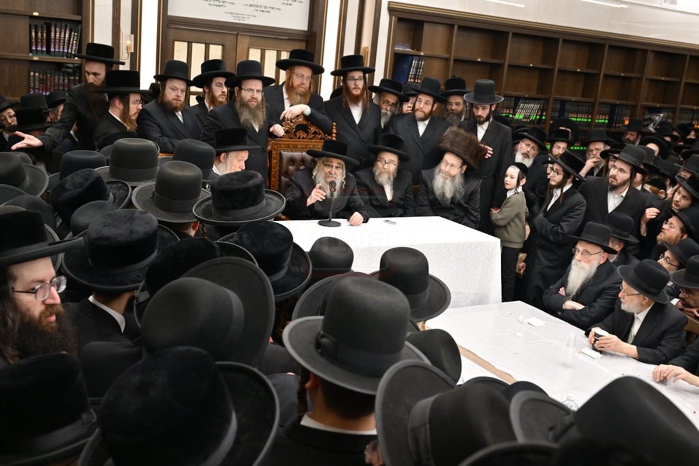 האדמו"ר מסאטמר בביקור הוד במאנשטעסער