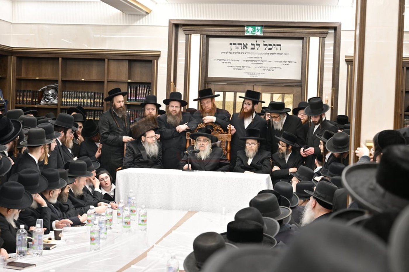 האדמו"ר מסאטמר בביקור הוד במאנשטעסער