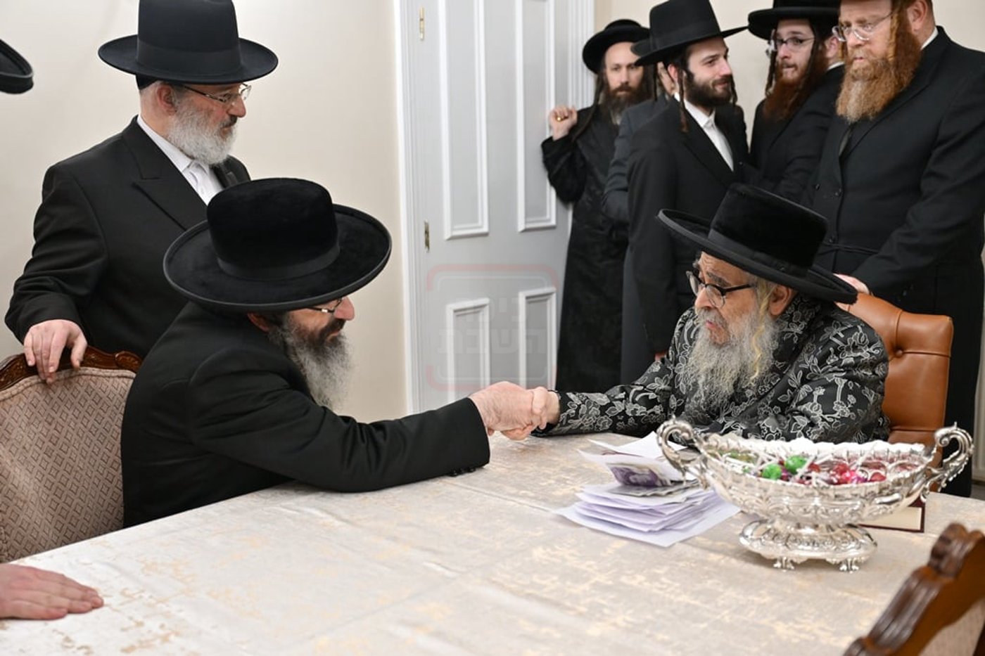 האדמו"ר מסאטמר בביקור הוד במאנשטעסער