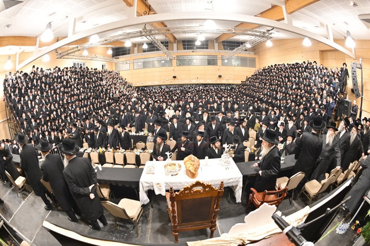 האדמו"ר מסאטמר בביקור הוד במאנשטעסער