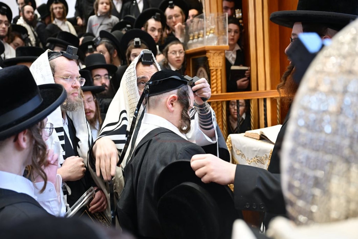 האדמו"ר מסאטמר בביקור הוד במאנשטעסער