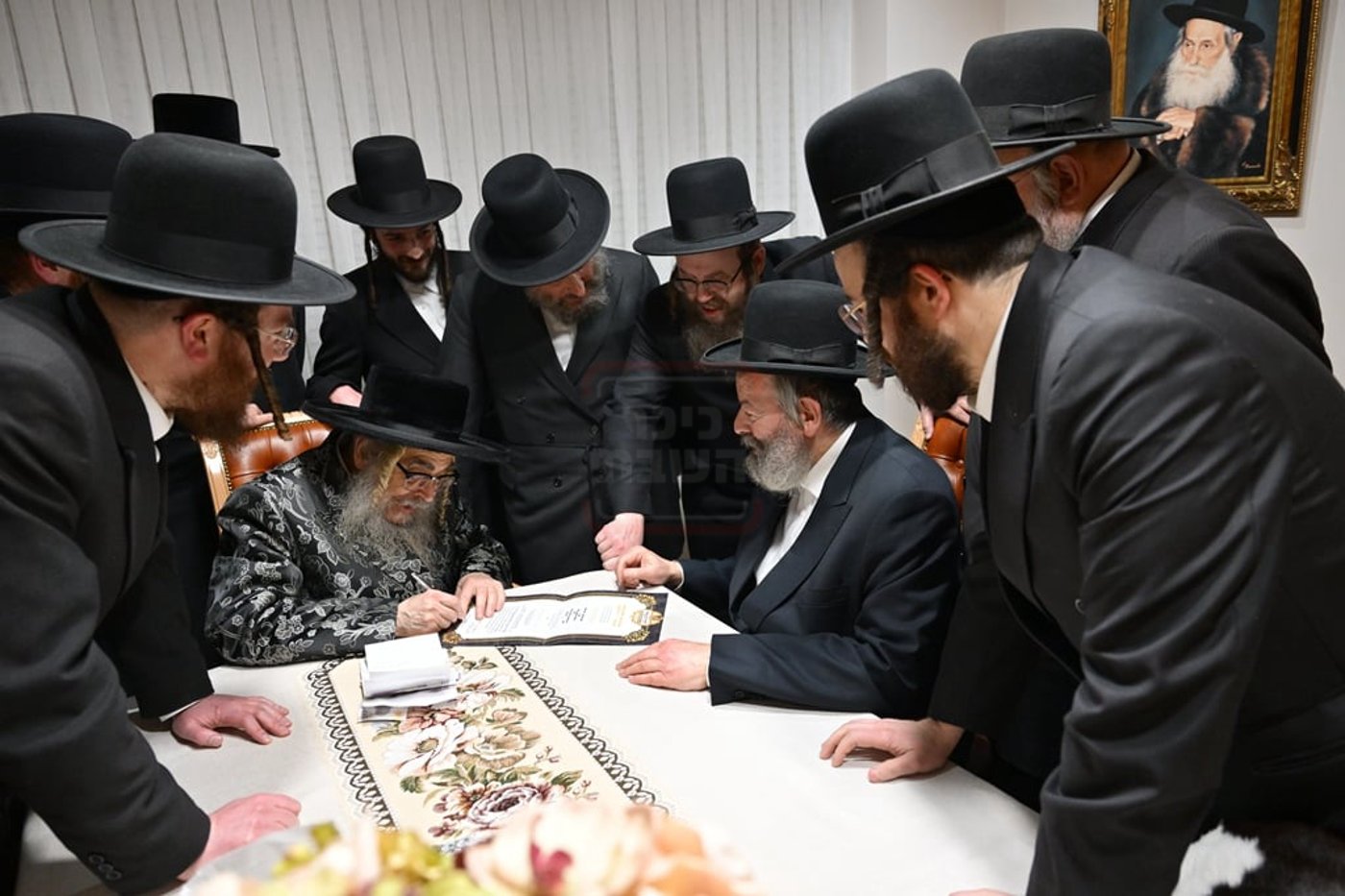 האדמו"ר מסאטמר בביקור הוד במאנשטעסער