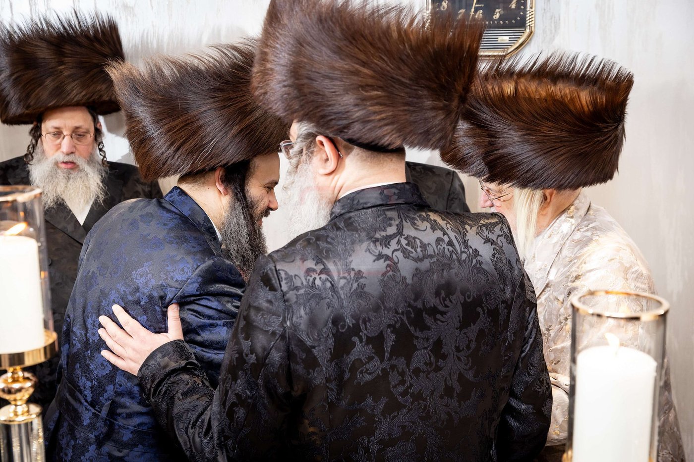 שמחת השבע ברכות בביתו של האדמו''ר ממונקאטש 