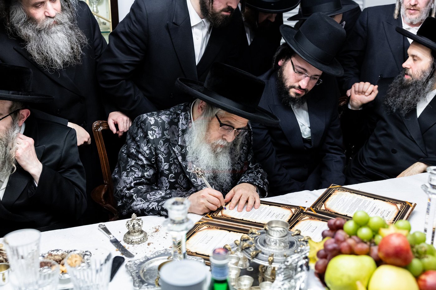 המעמד בסאטמר לכבוד ר' משה גבאי