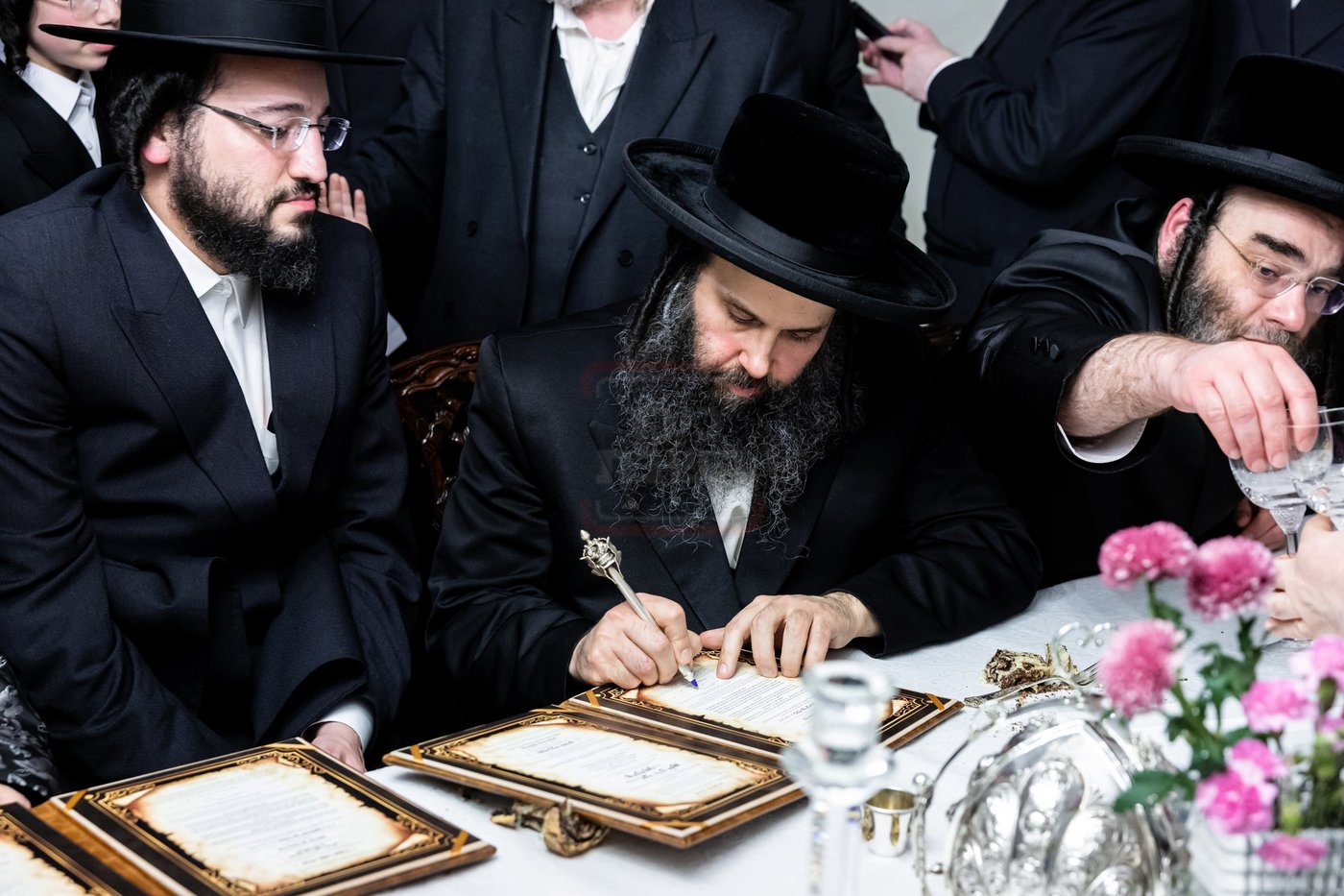 המעמד בסאטמר לכבוד ר' משה גבאי