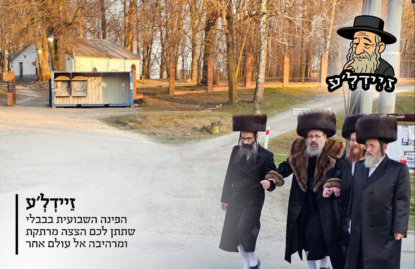 זיידל'ע חובק עולם | מהמסוק בראדומסק ועד הסוכריות בבעלזא!