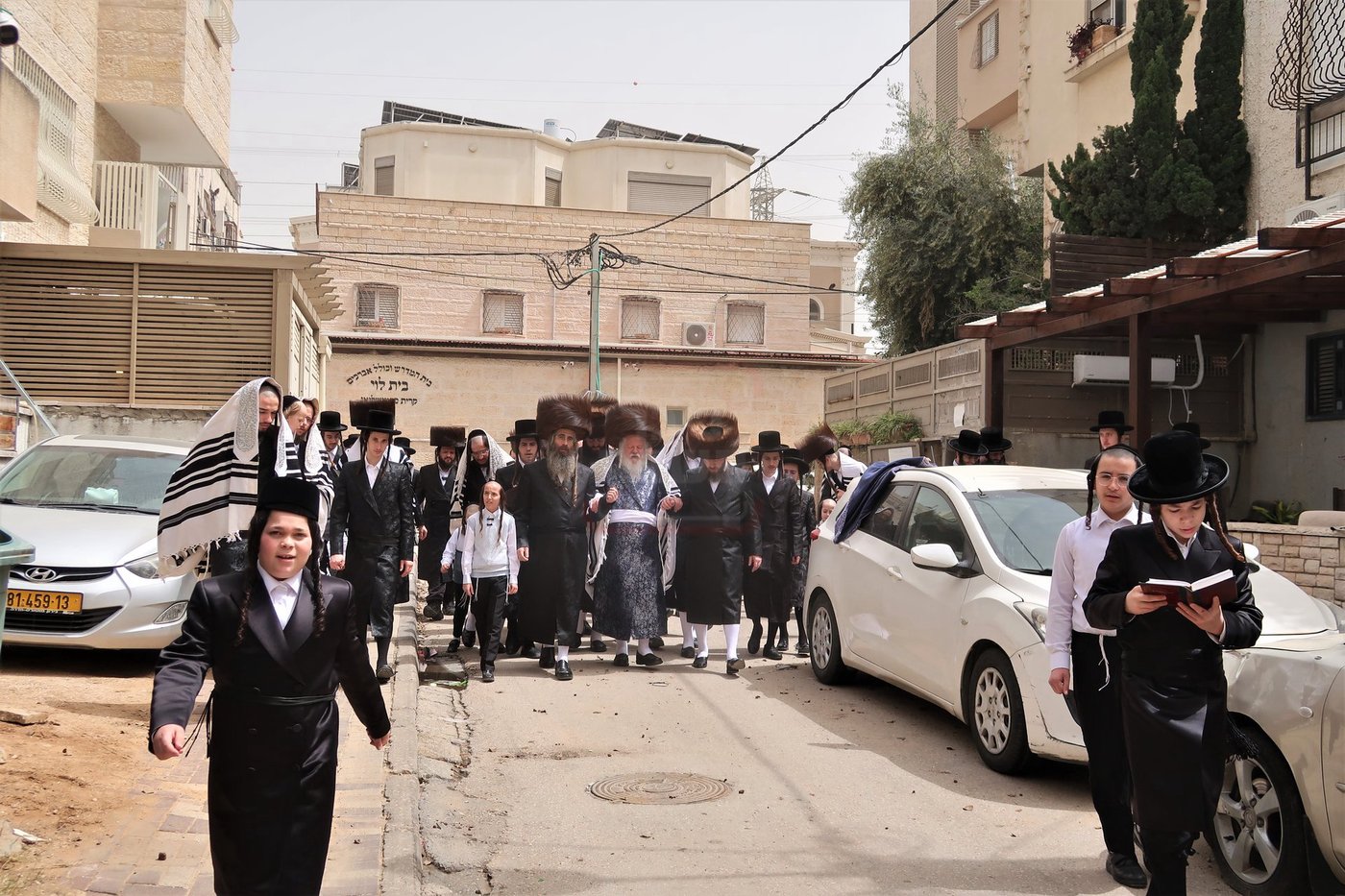 האדמו"ר מפרמישלאן בברכת האילנות