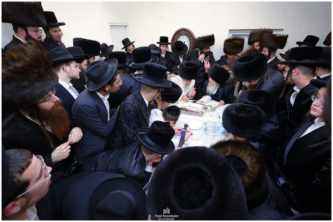 האדמו"ר הגרי"מ מורגנשטרן בביקור אצל האדמו"ר מאשלג בני היכלא