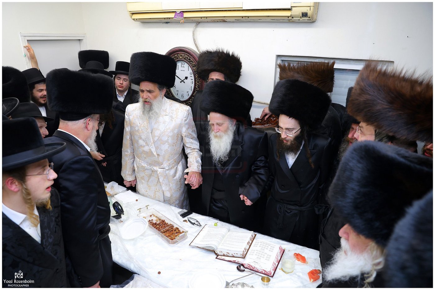 האדמו"ר הגרי"מ מורגנשטרן בביקור אצל האדמו"ר מאשלג בני היכלא