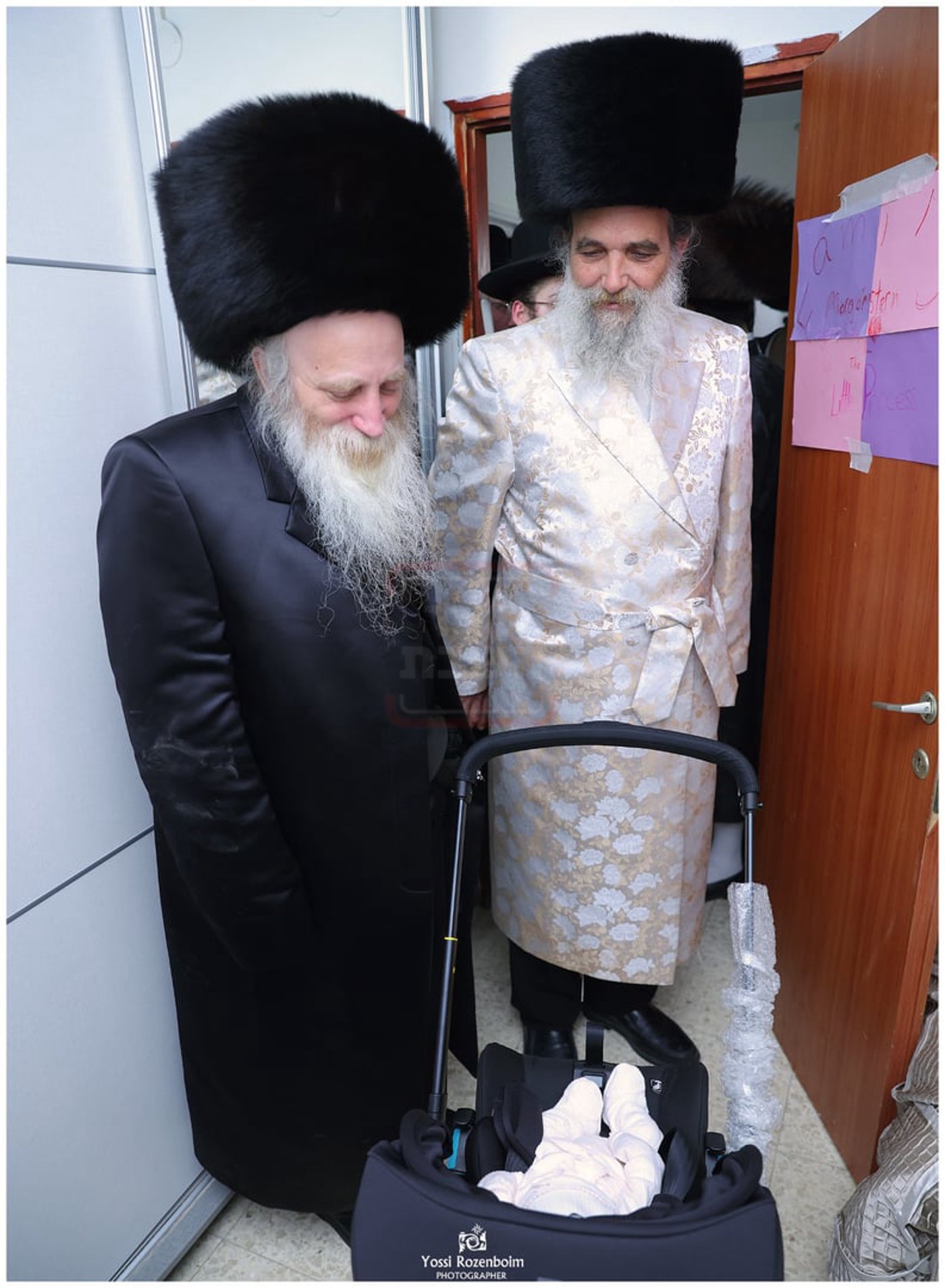 האדמו"ר הגרי"מ מורגנשטרן בביקור אצל האדמו"ר מאשלג בני היכלא