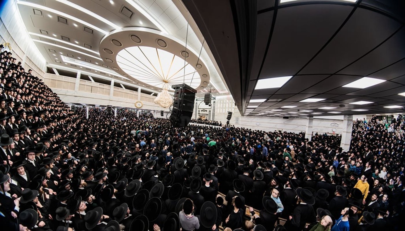 האדמו"ר מסאטמר בשאיבת מים שלנו