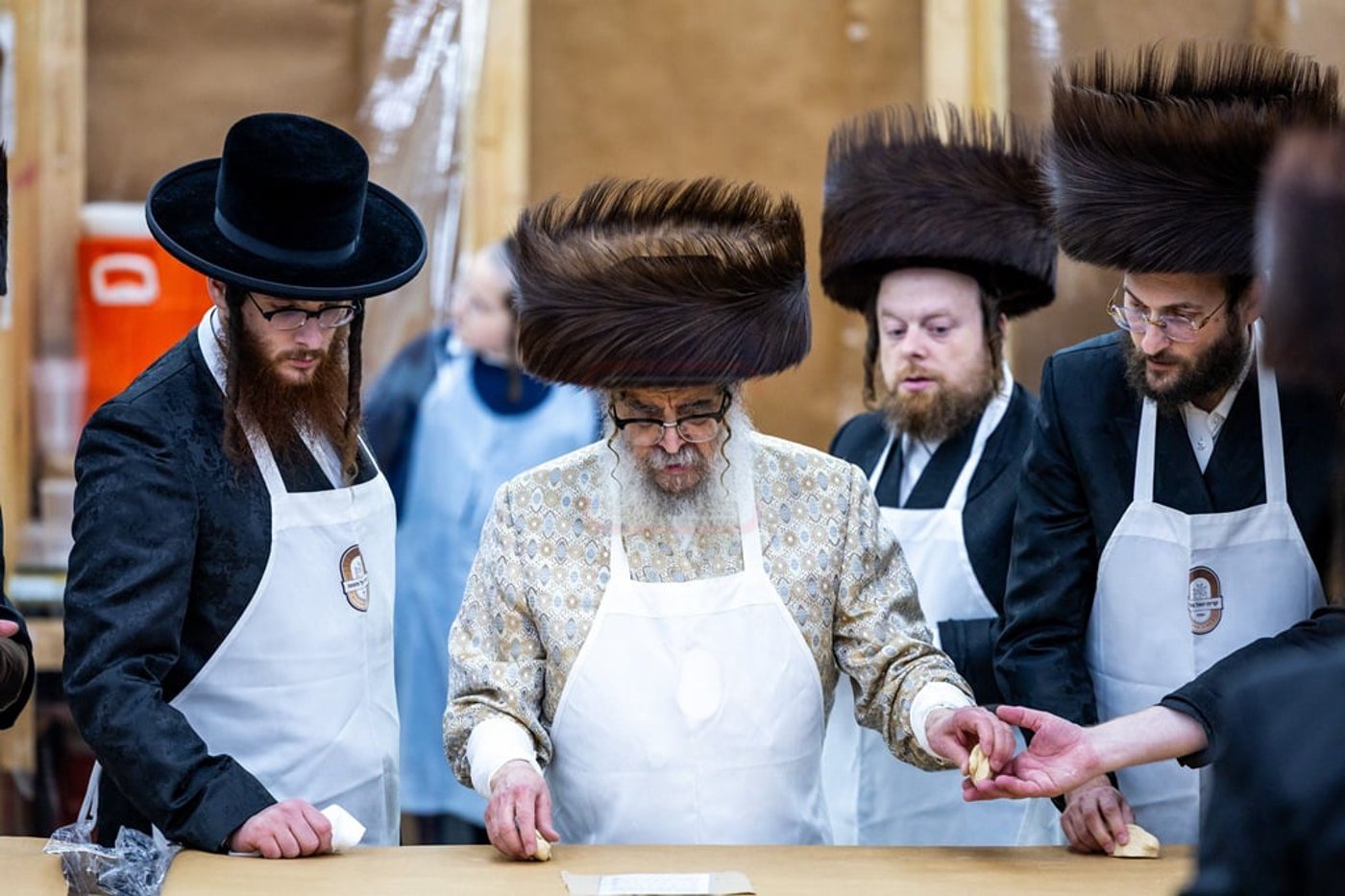 האדמו"ר מסאטמר באפיית מצות מצווה