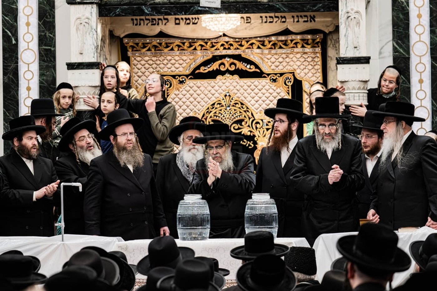 האדמו"ר מסאטמר בשאיבת מים שלנו