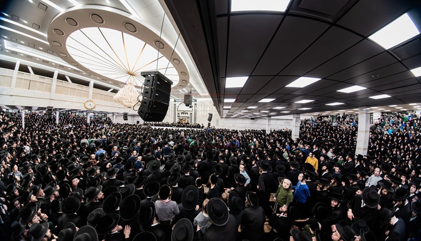 האדמו"ר מסאטמר בשאיבת מים שלנו