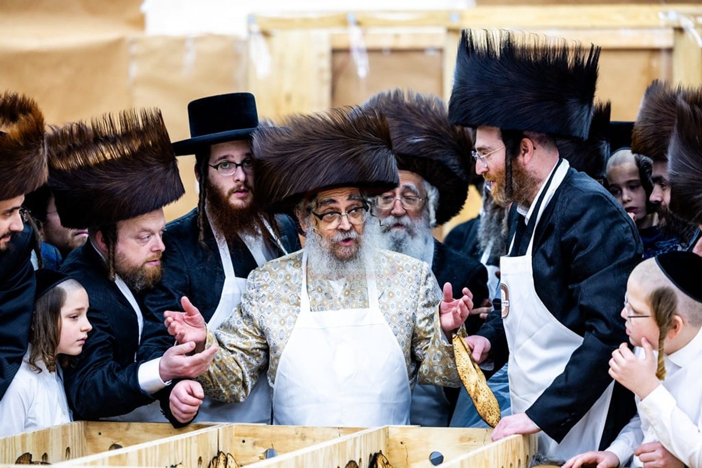 האדמו"ר מסאטמר באפיית מצות מצווה