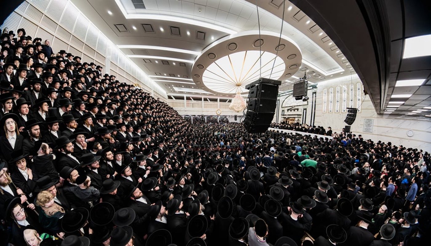 האדמו"ר מסאטמר בשאיבת מים שלנו