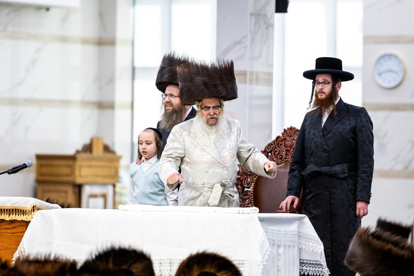 מעמד הפייסות ומסירת מתנות כהונה בסאטמר