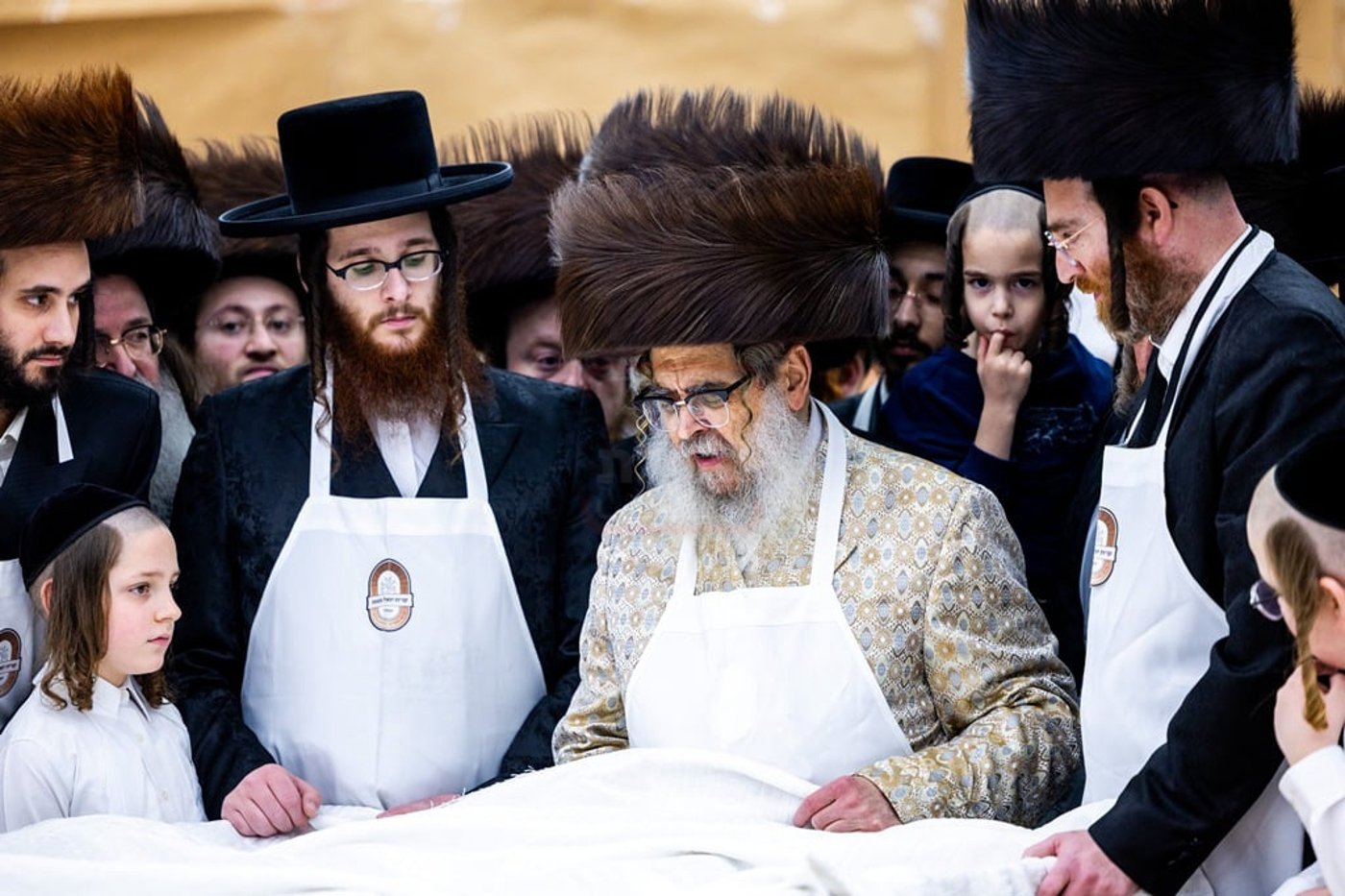 האדמו"ר מסאטמר באפיית מצות מצווה