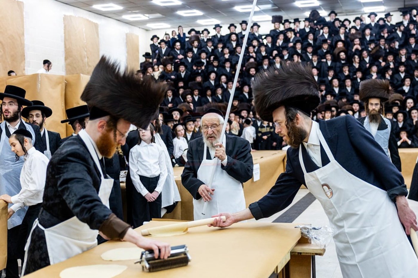 האדמו"ר מסאטמר באפיית מצות מצווה