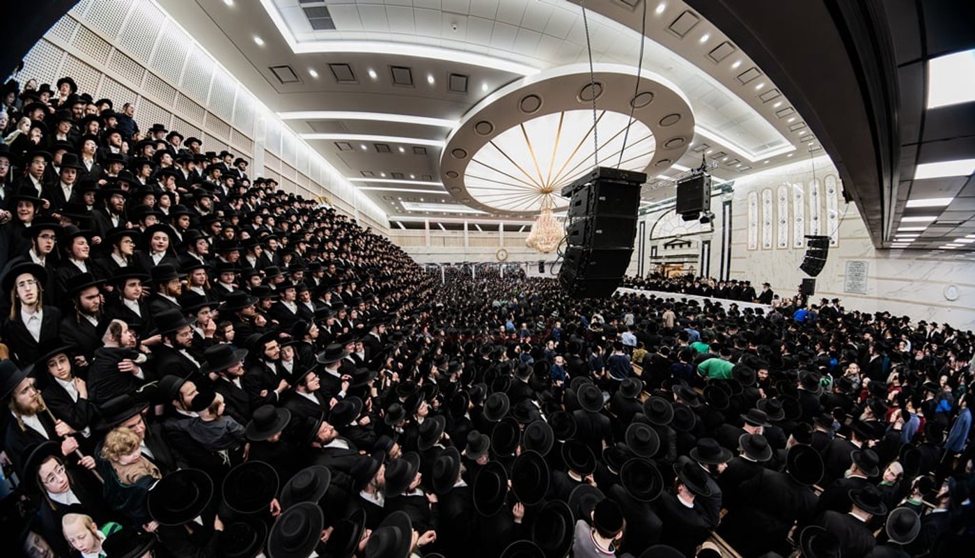 האדמו"ר מסאטמר בשאיבת מים שלנו