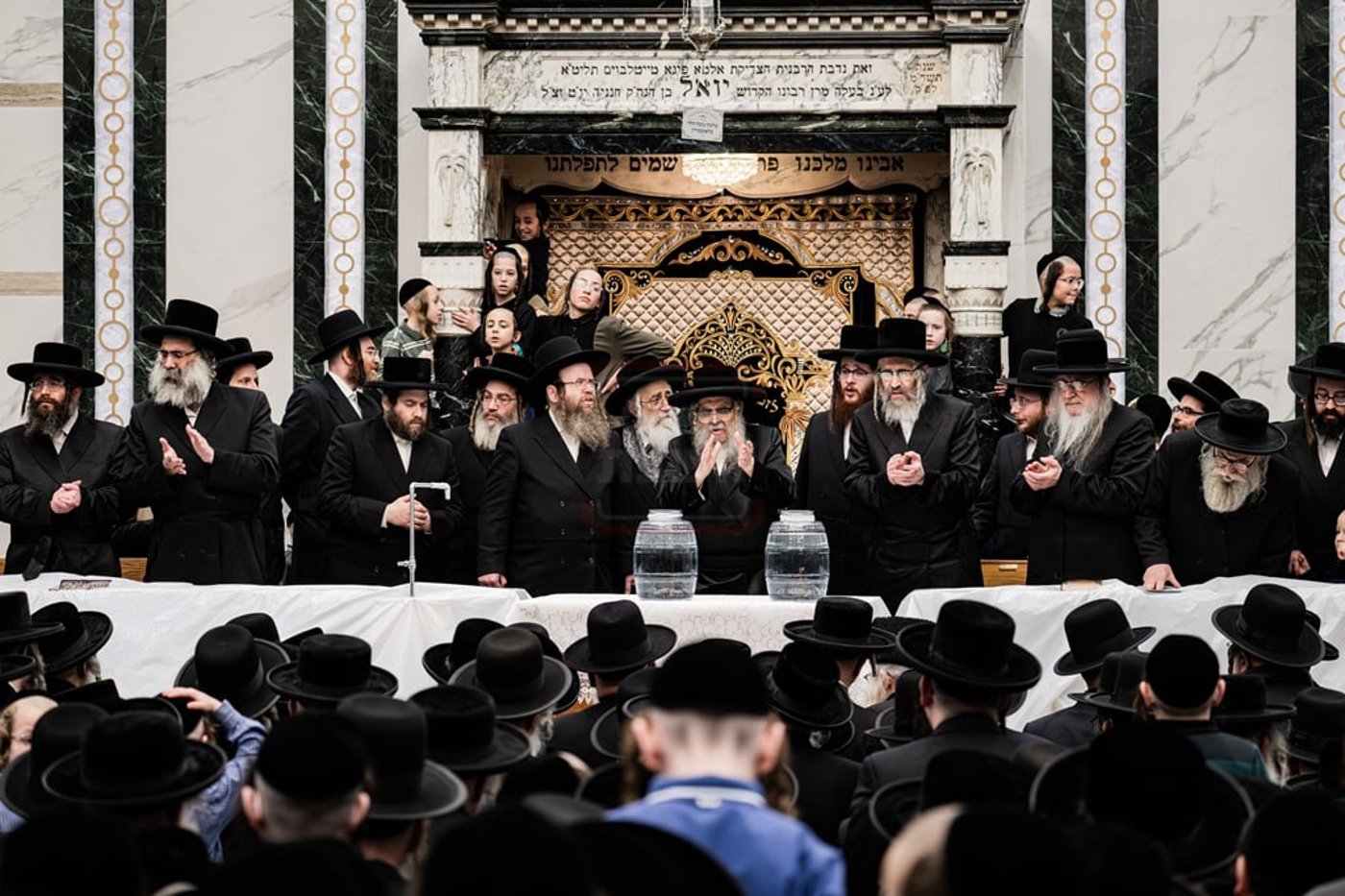 האדמו"ר מסאטמר בשאיבת מים שלנו