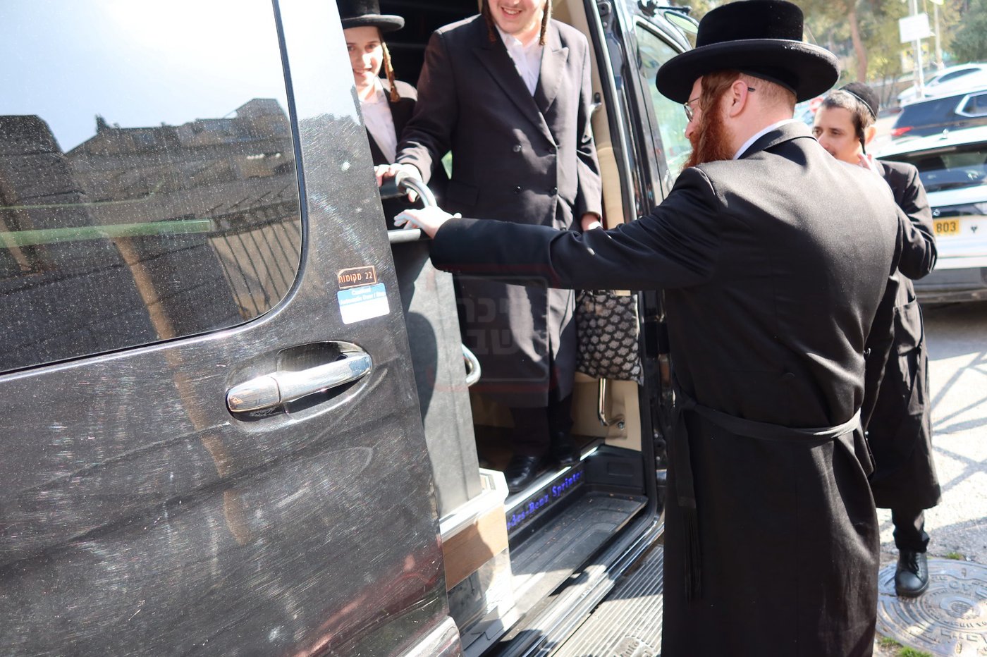 האדמו"ר מקאליב בסיור בשומרון