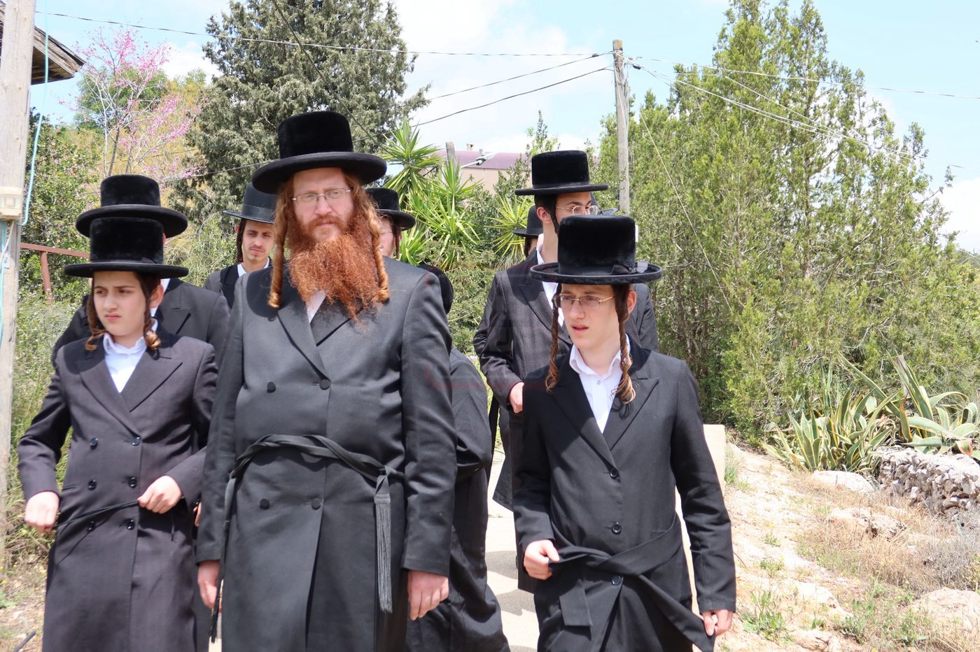 האדמו"ר מקאליב בסיור בשומרון