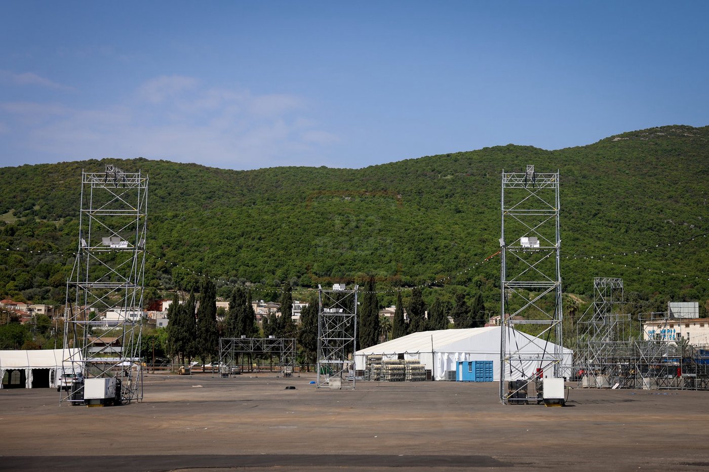 הפסקת העבודות במירון