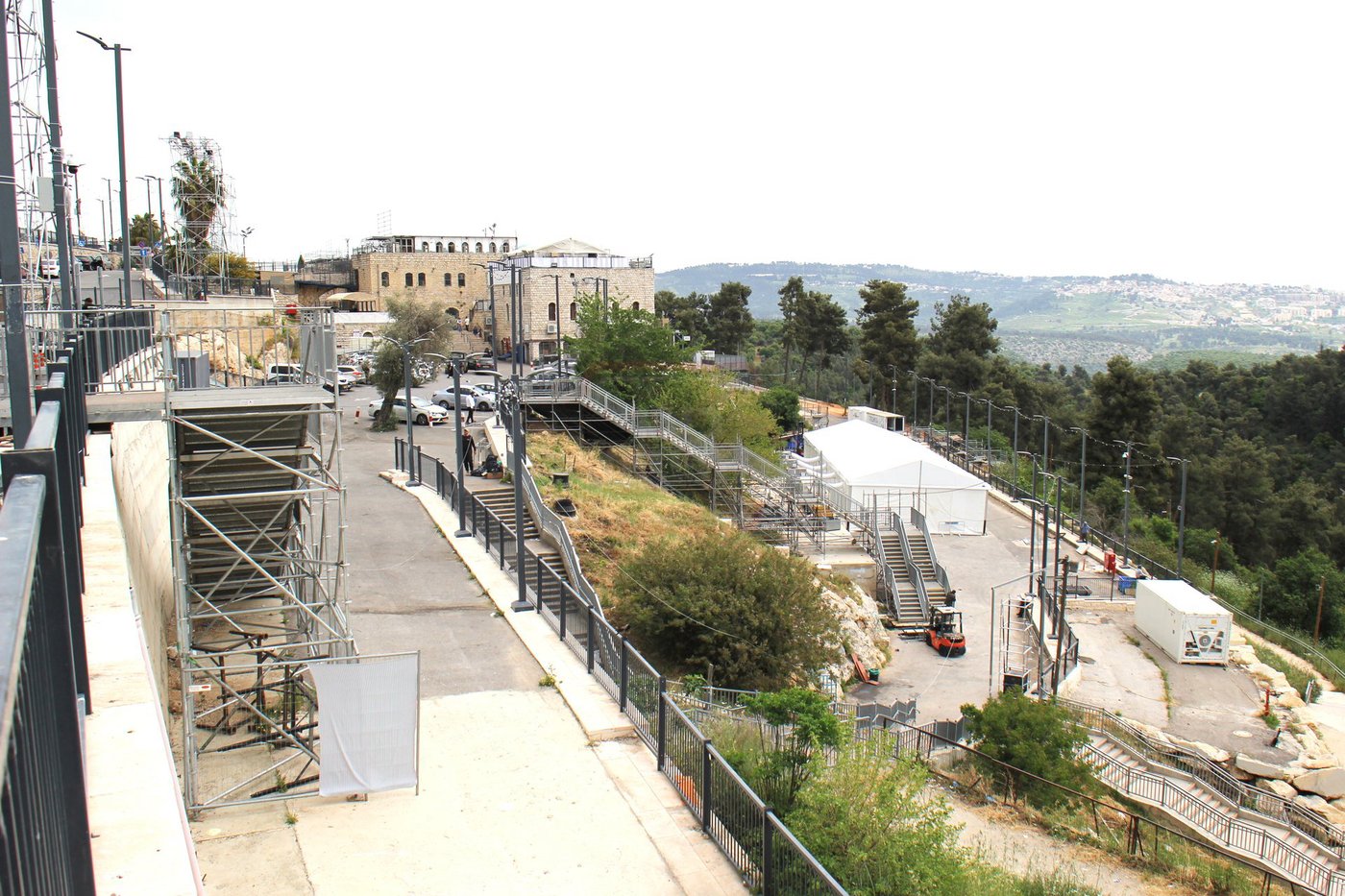 הפסקת העבודות במירון